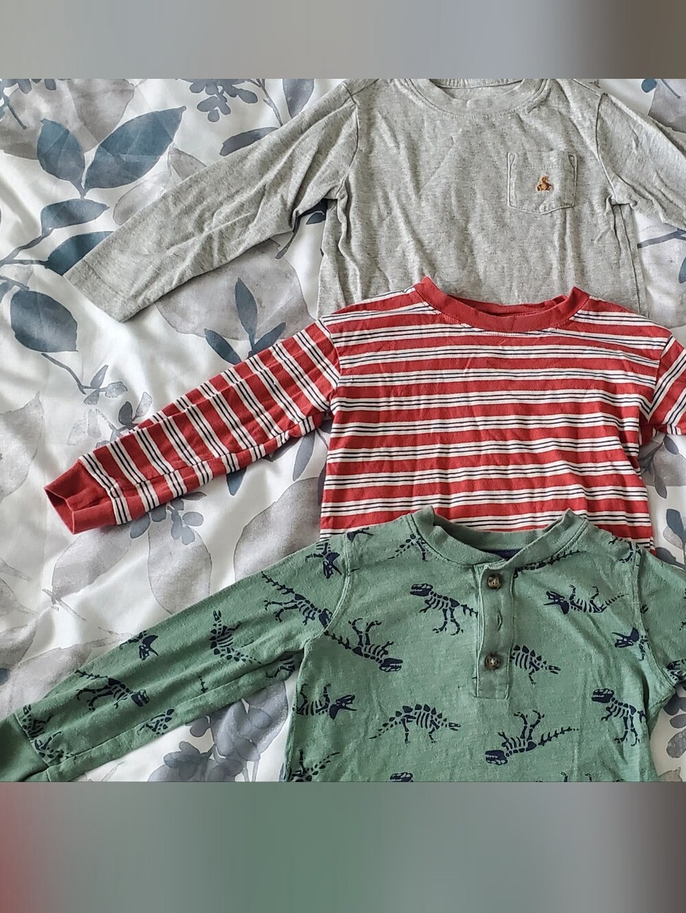 Toddler Long Sleeve Shirt Bundle | Boys Size 2T | 3 Tops | Everyday Essentials